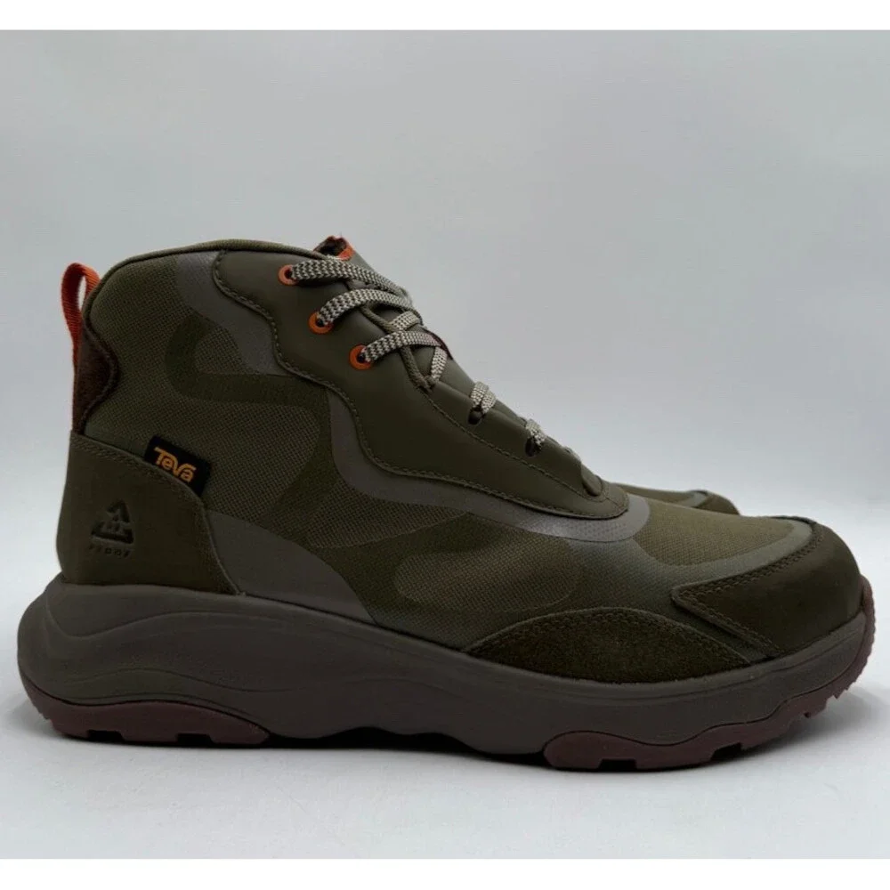 Teva GEOTRECCA RP Men's NWB All Weather Hiking Boot Green US Size 11.5 - Picture 10 of 10